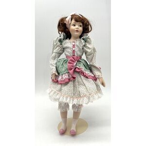 Franklin Heirloom Doll Red‎ Hair 16"  1989 Porcelain Doll